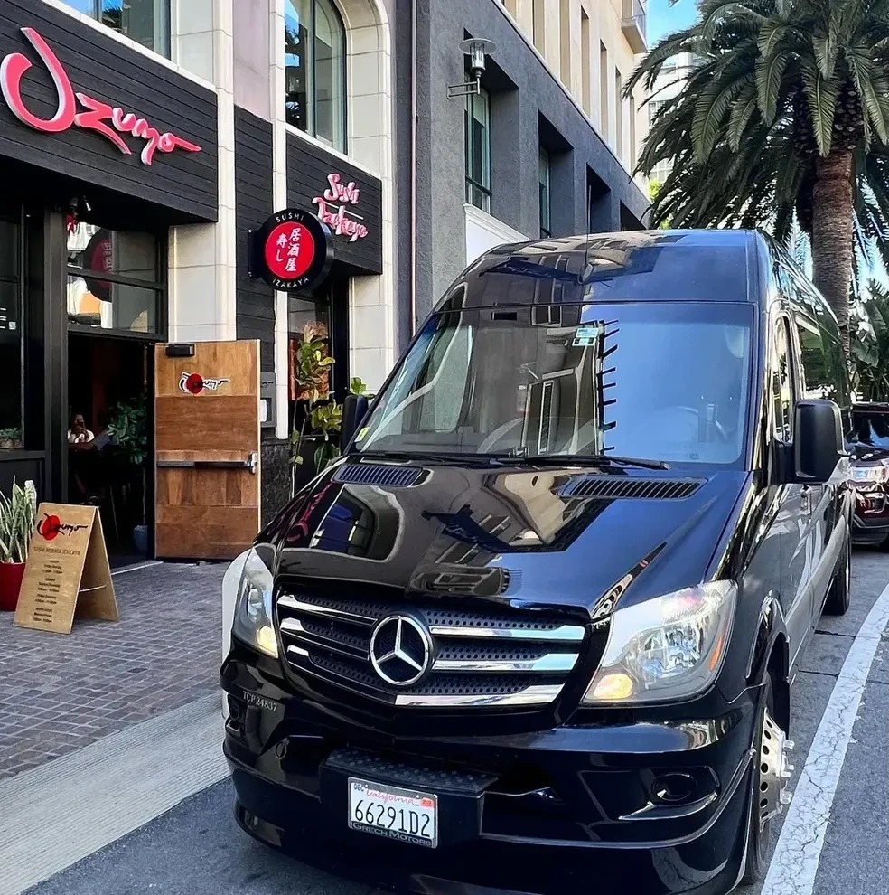Mercedes Sprinter Van group airport transfer SJC